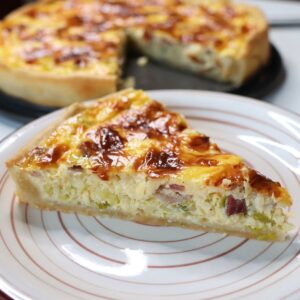 leek and pancetta quiche