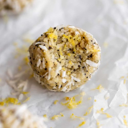 lemon bliss balls