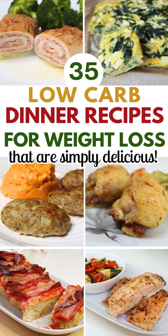 low carb dinner recipes for weight loss