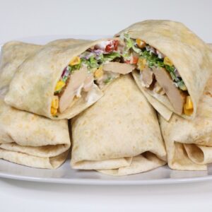 lunch recipe chicken tortilla wrap