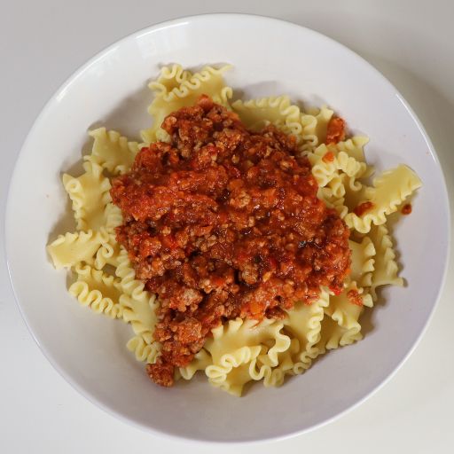 Mafalda Bolognese - Recipe for Bolognese Sauce with Italian Pasta