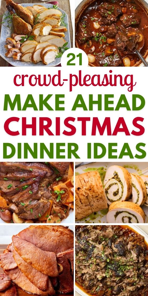 make ahead christmas dinner ideas for a crowd