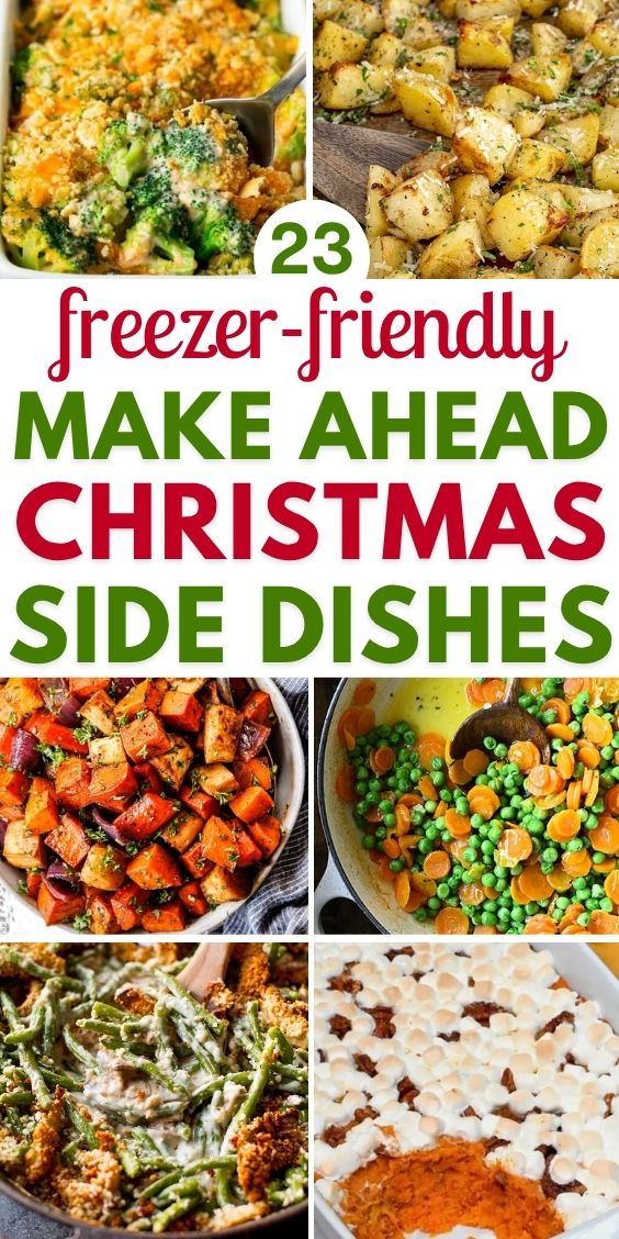 make ahead christmas side dishes to freeze