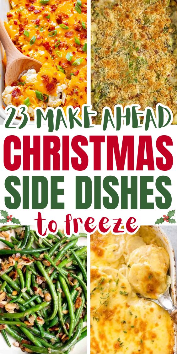 make ahead christmas side dishes