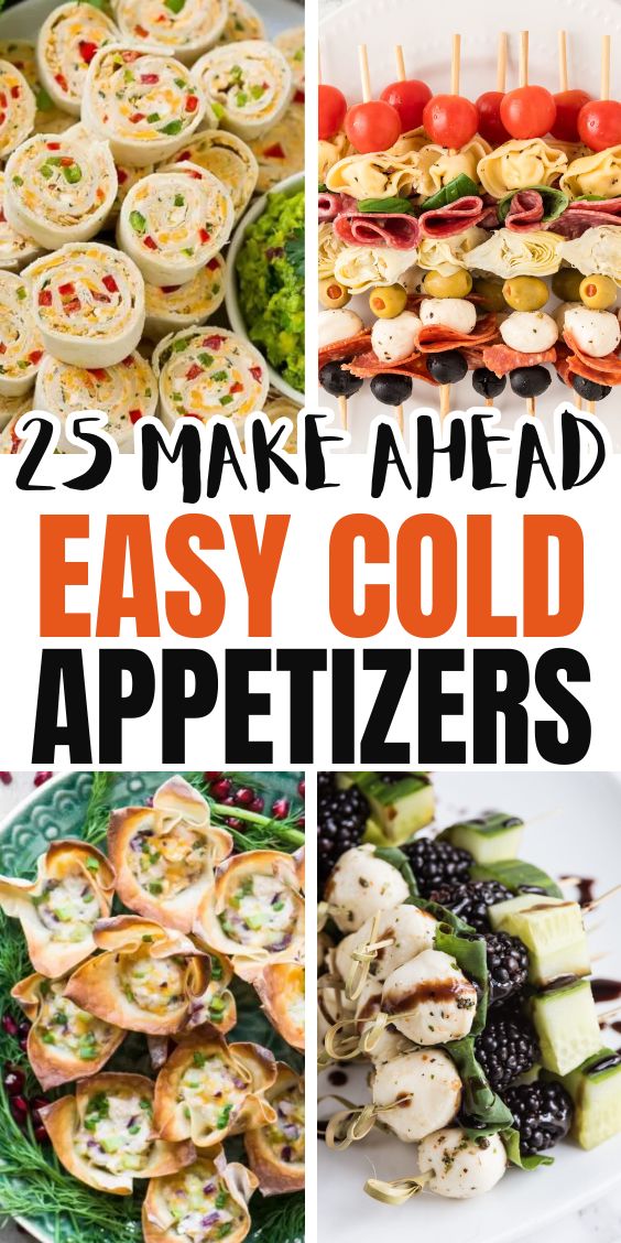 make ahead cold appetizers for a crowd