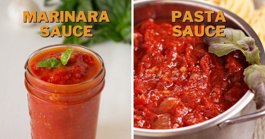 marinara sauce vs pasta sauce