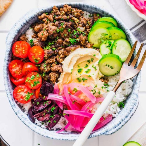middle eastern beef bowls recipe photo tablefortwoblog 3