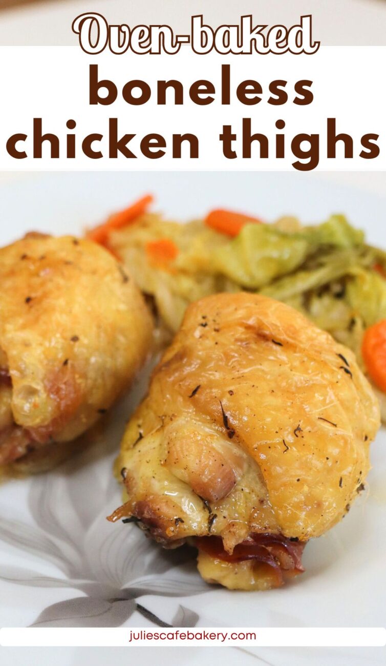 oven baked boneless chicken thighs with ham and cheese recipe