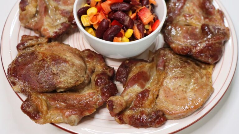 oven baked juicy pork steaks