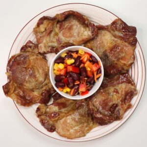 oven baked juicy pork steaks