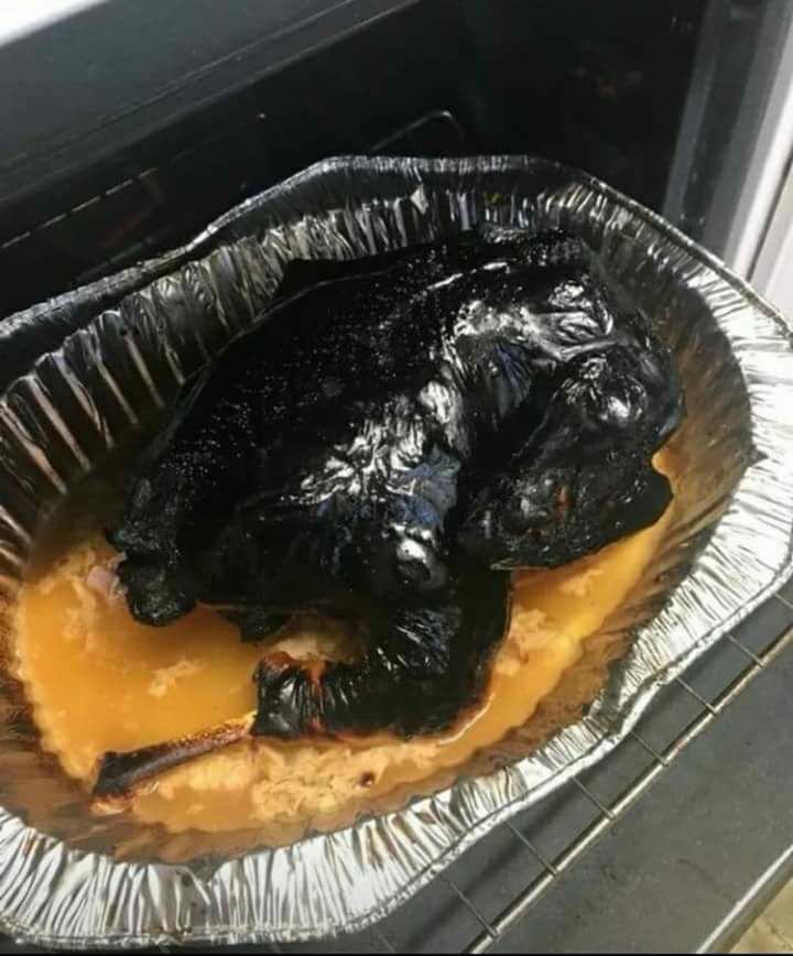 overcooked turkey