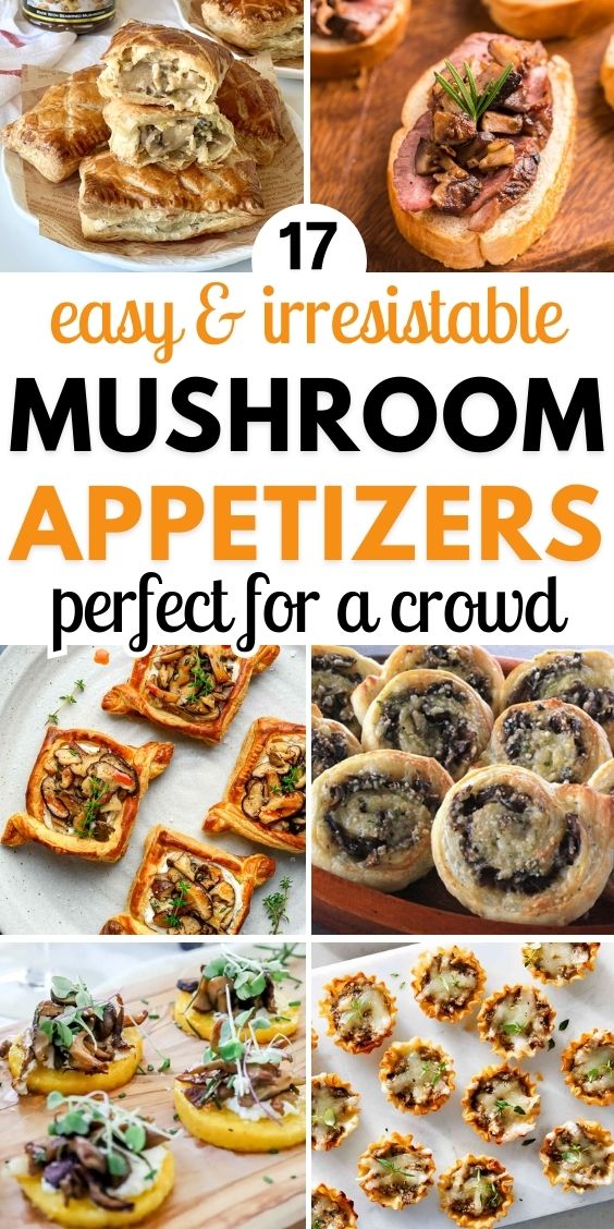party Appetizers With muhsrooms