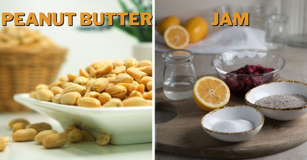 peanut butter vs jam