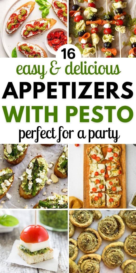 pesto appetizers for party