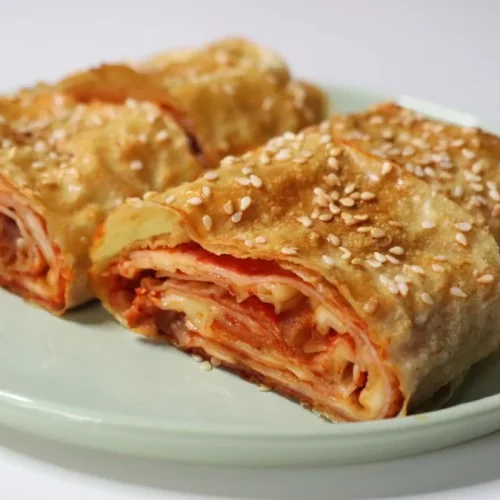 phyllo dough pizza roll