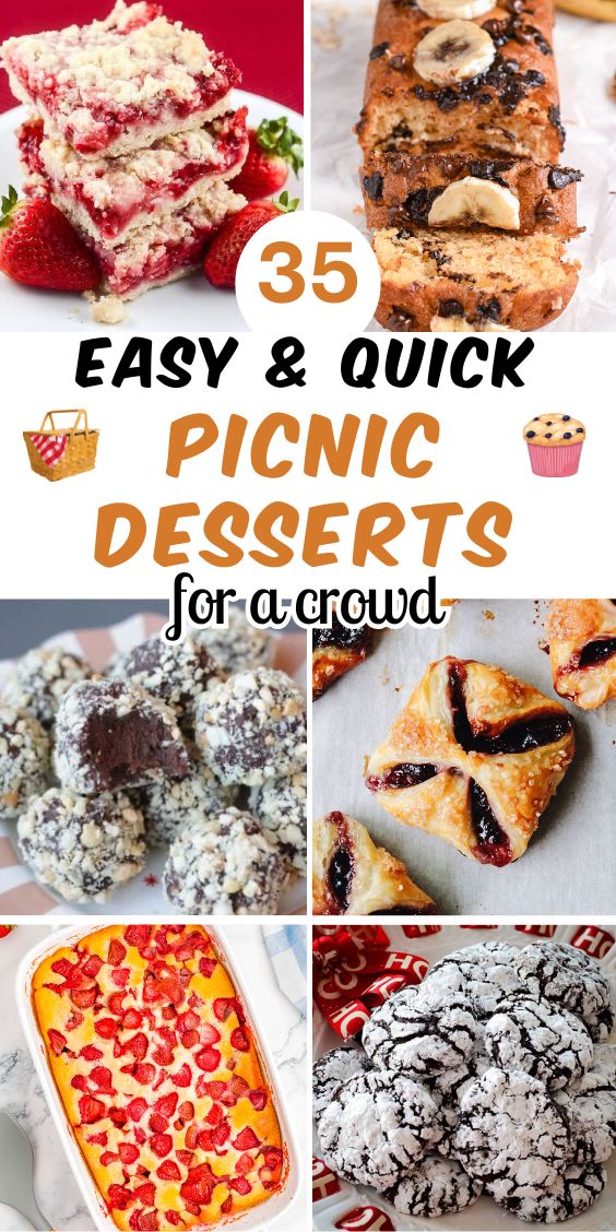 picnic desserts for a crowd