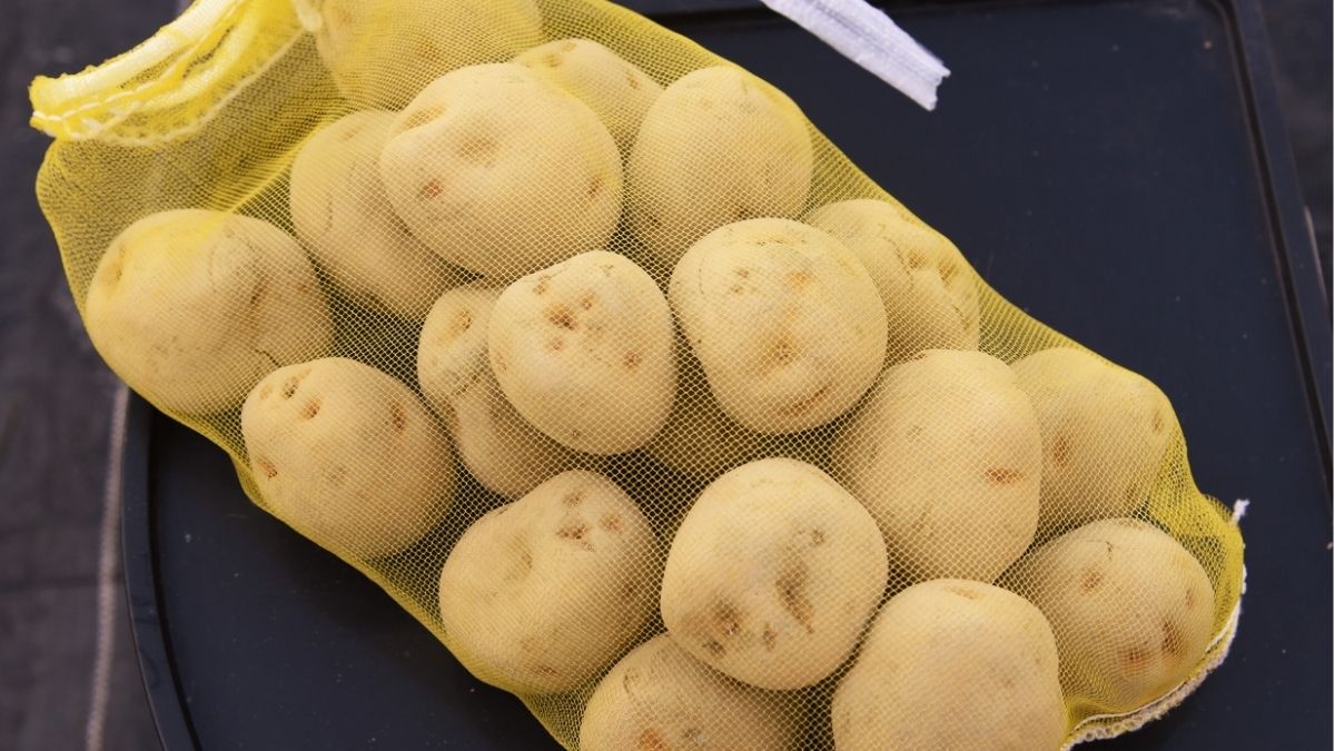 potatoes in a sack