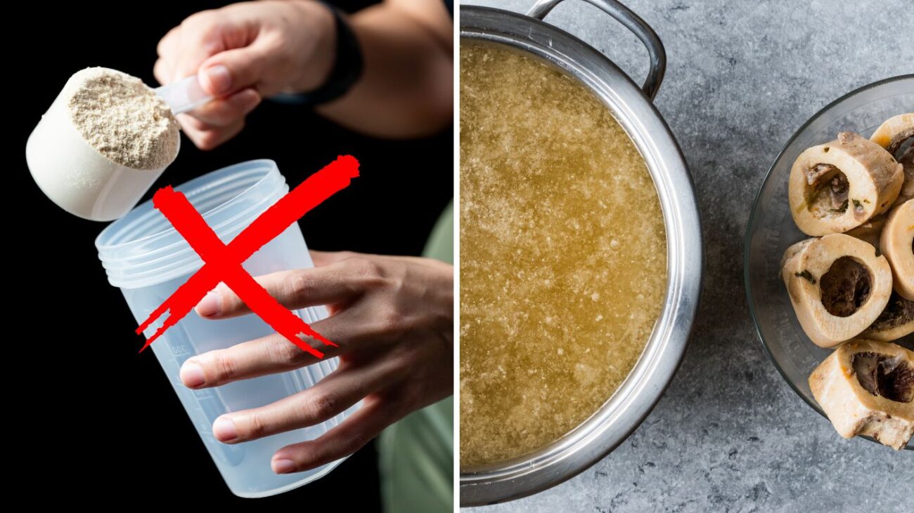 protein shake bone broth