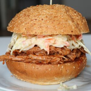 BBQ Pulled Pork Burger