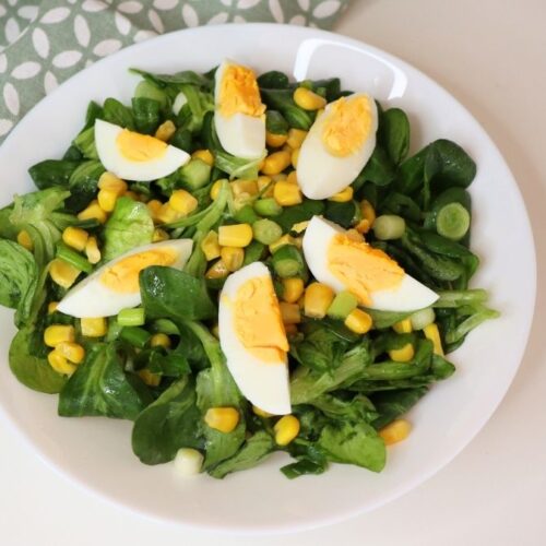 purslane salad with eggs recipe
