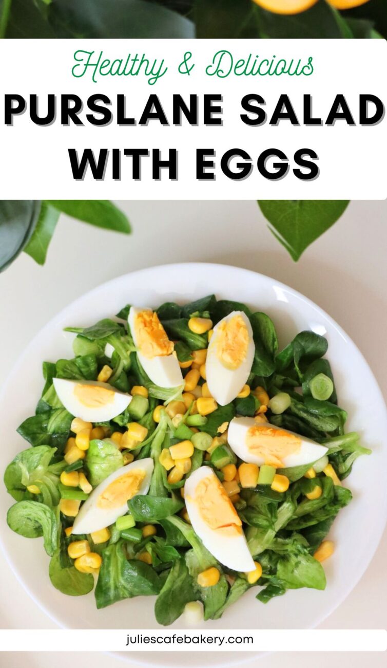 purslane salad with eggs the best recipe healthy salad