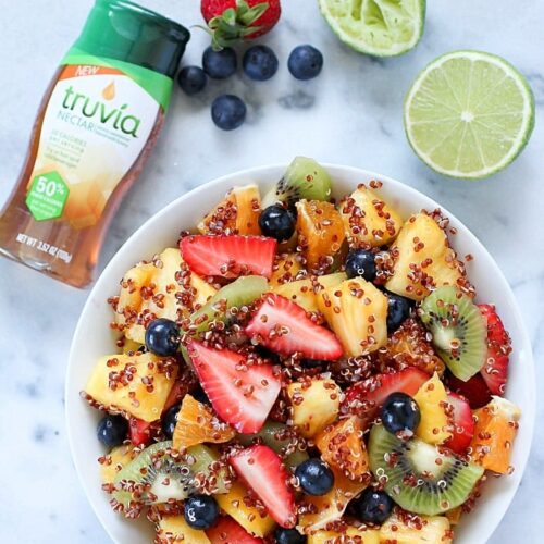 quinoa fruit salad sweet lime dressing 1
