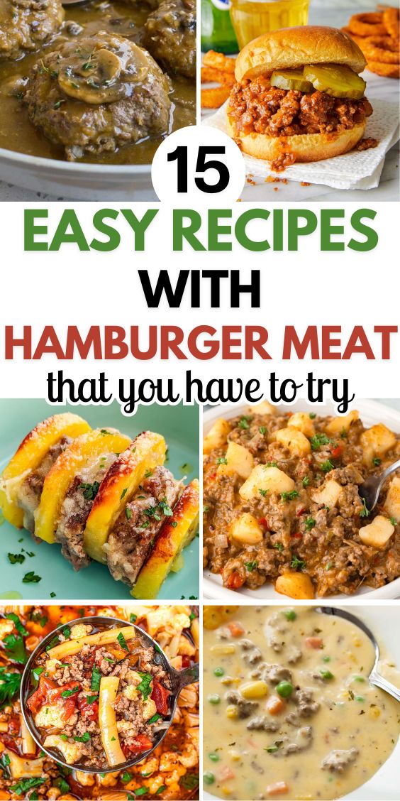 recipes with hamburger meat 1