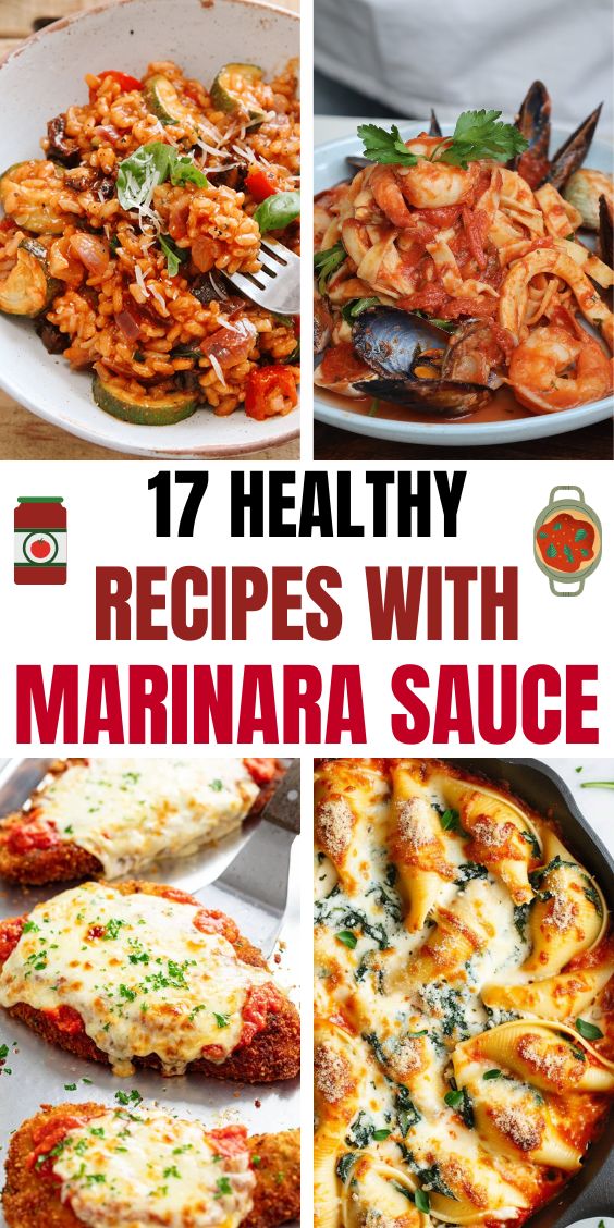 recipes with marinara sauce healthy