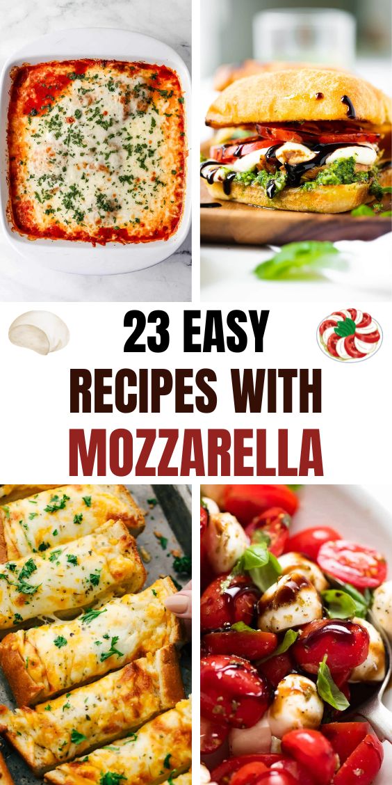 recipes with mozzarella