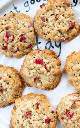 rhubarb cookies