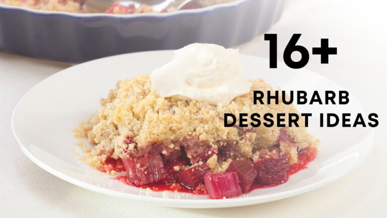 Delicious Recipes for Rhubarb Desserts