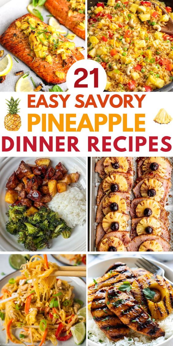 savory main dish recipes with pineapple