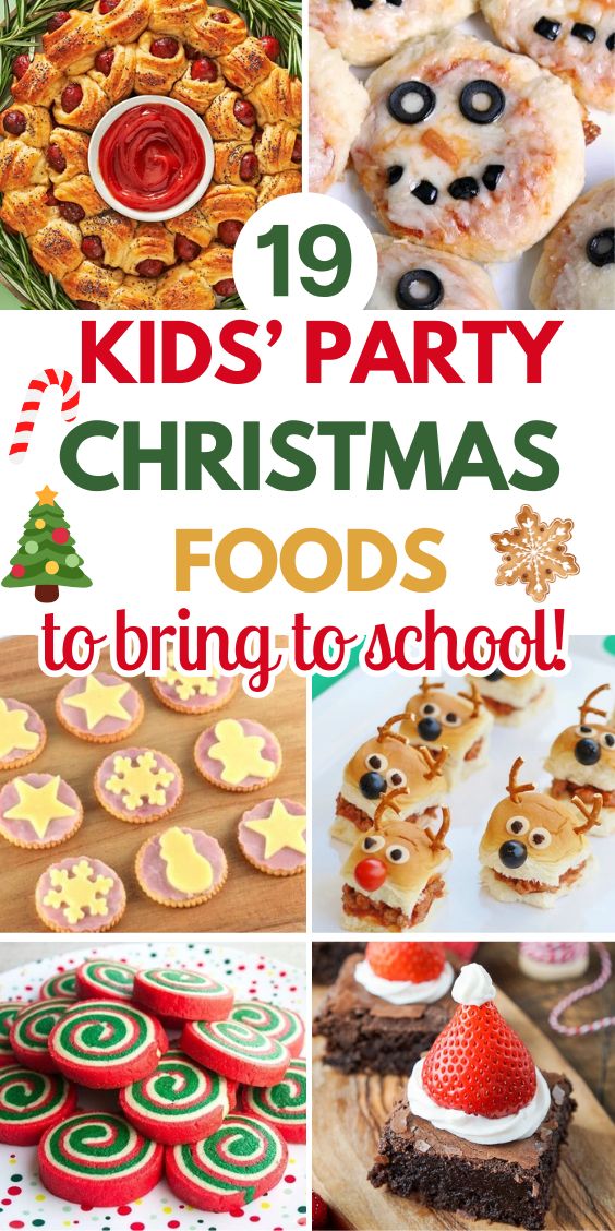 school christmas party food ideas