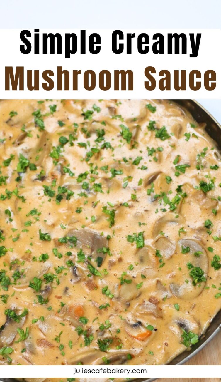 simple creamy mushroom sauce easy recipe