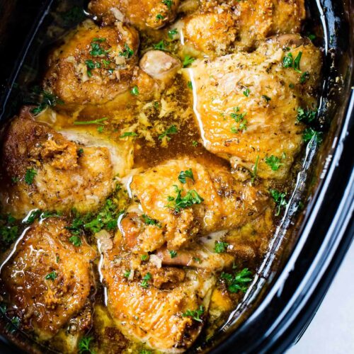 slow cooker garlic brown sugar chicken recipe 4