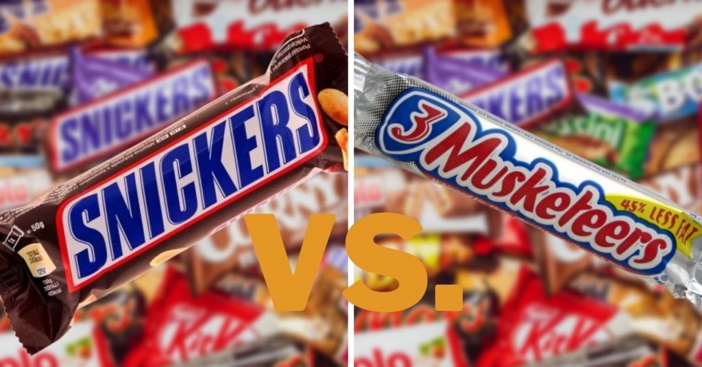 snickers vs 3 musketeers