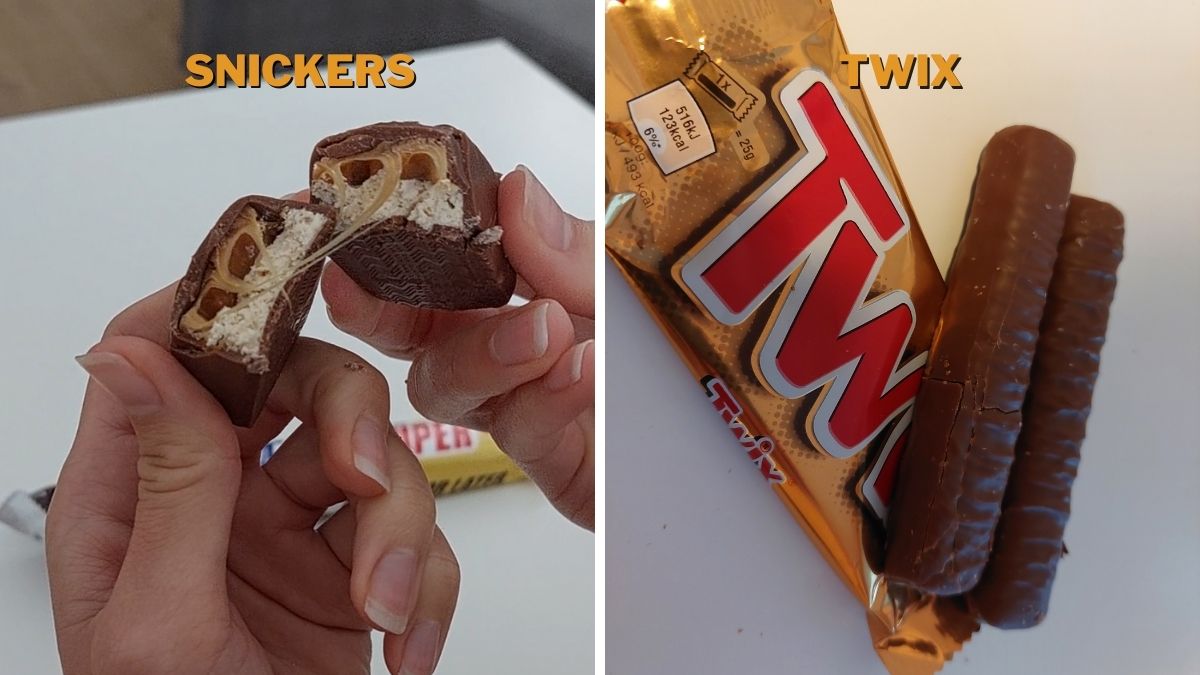 snickers vs twix