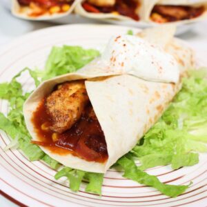 spicy chicken wrap