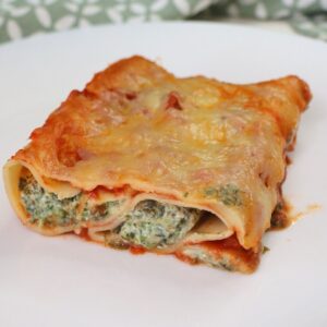 spinach and ricotta cannelloni