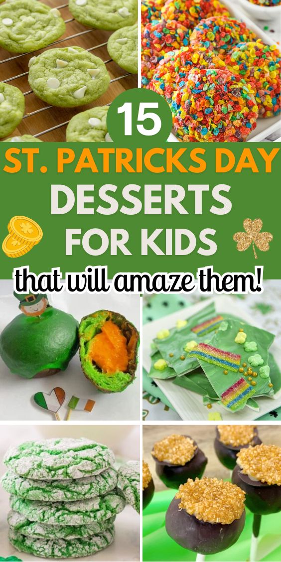 st patricks day desserts for kids