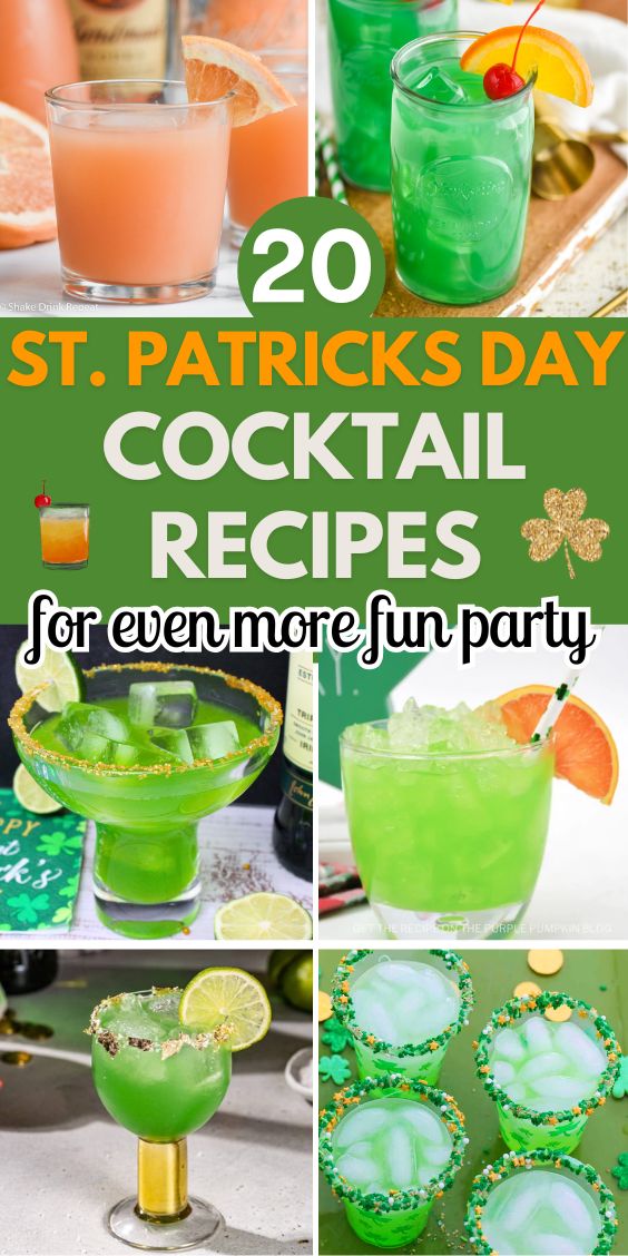 st. patrics day cocktails