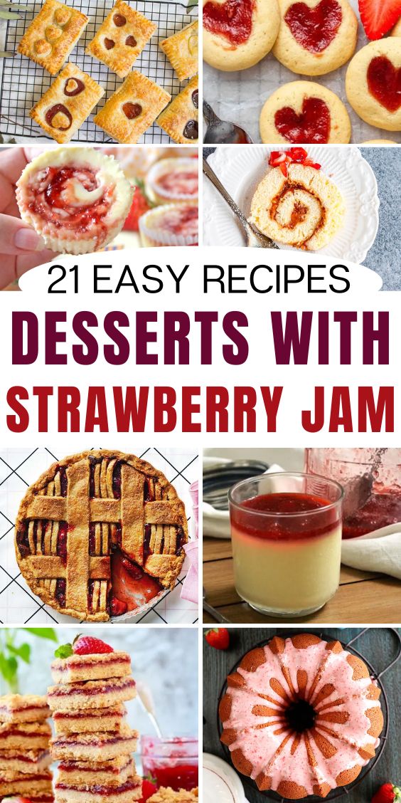 strawberry jam desserts