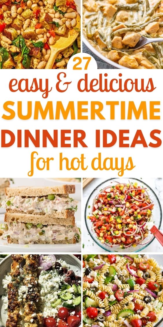 summertime dinner recipes for hot days