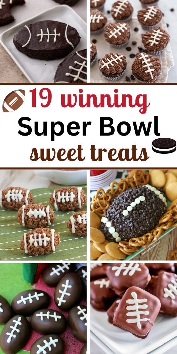 super bowl sweet treats desserts