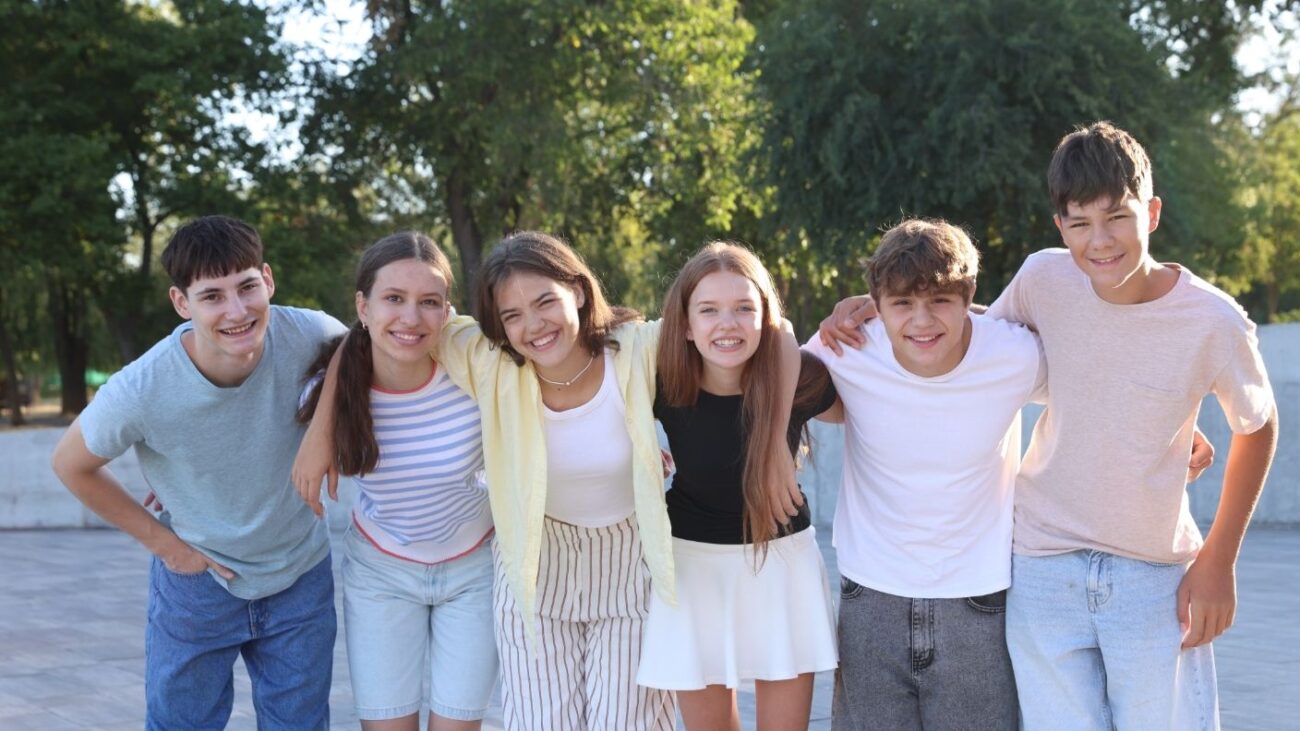 teenage boys and girls