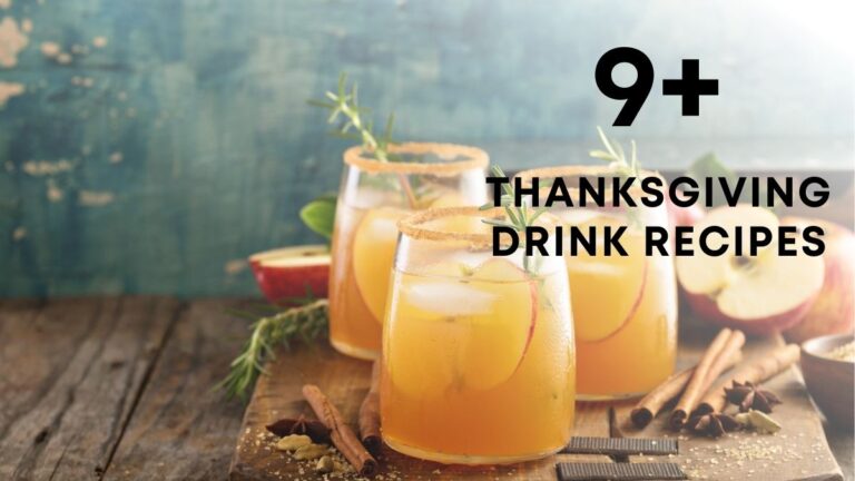 Thanksgiving Drinks to Accompany Your Meals