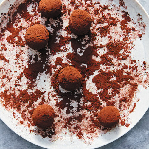 three ingredient chocolate truffles recipe