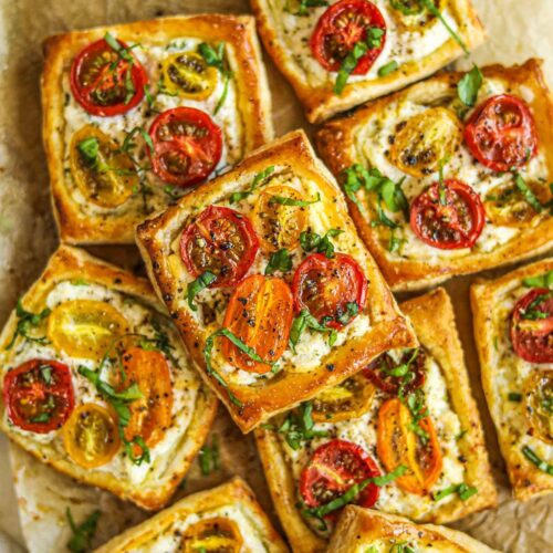 tomato tartlets with puff pastry the heirloom pantry 02