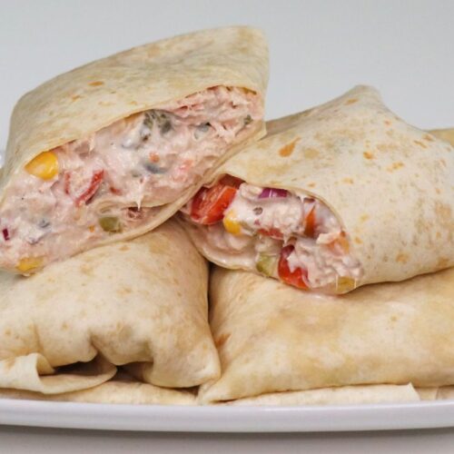 tuna salad wrap simple lunch recipe