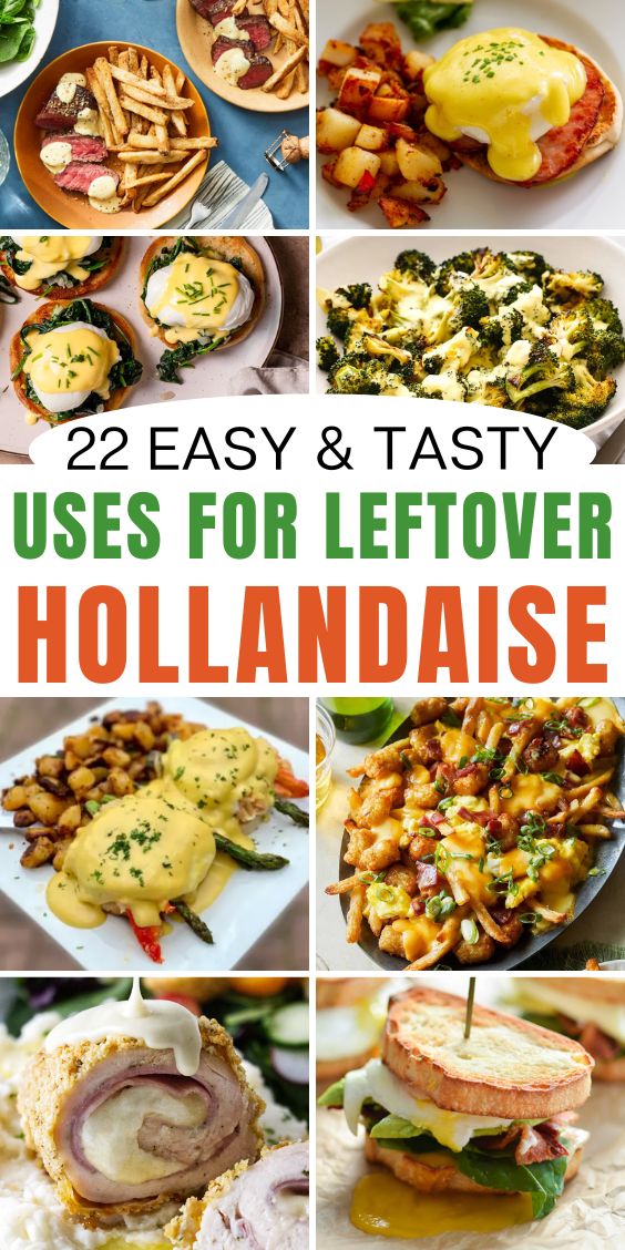 uses for leftover hollandaise sauce